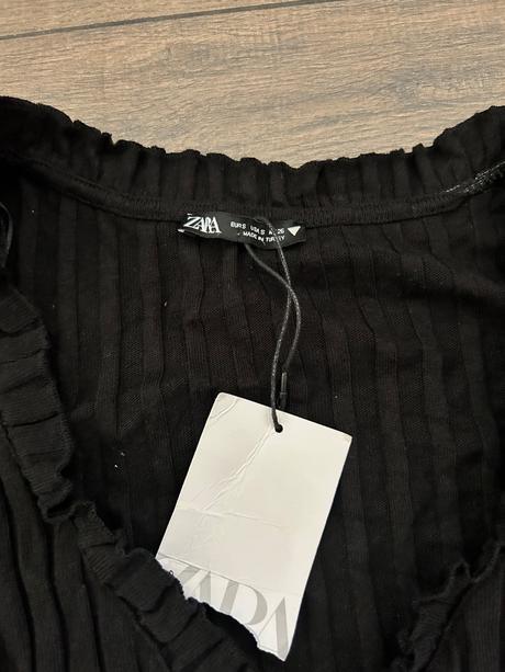 Čierny top, zara,s