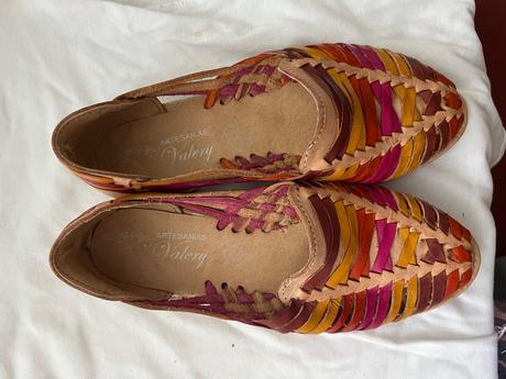 Kozene boho etno hippie kozene z mexika topanky ba, 36