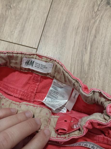 Medžestrové nohavice h&m v.116, h&m,116
