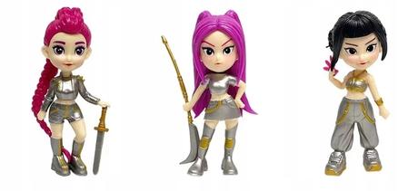 Demon hunters kpop huntrix figurky sada 3 figurek, 