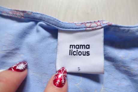 Tehotenský top mama licious, s