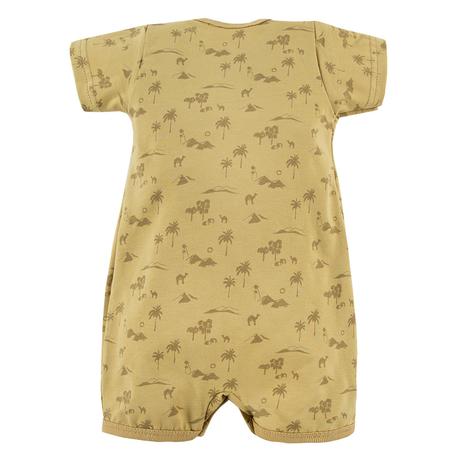 Letný overal pre bábätká s tropickým vzorom, 62 - 92
