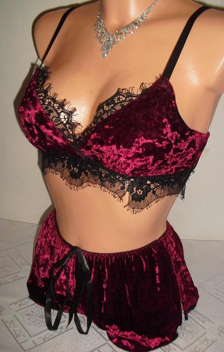 Luxusny zamatovy sexy setik, s