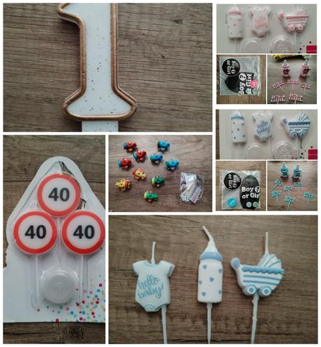 Sviečky, balony, zapichy, 