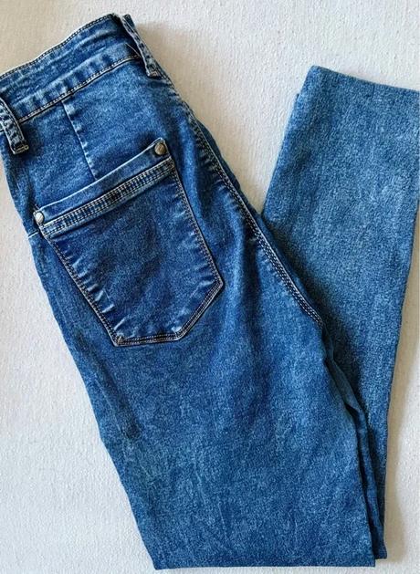 Dámske elastické skinny rifle, s