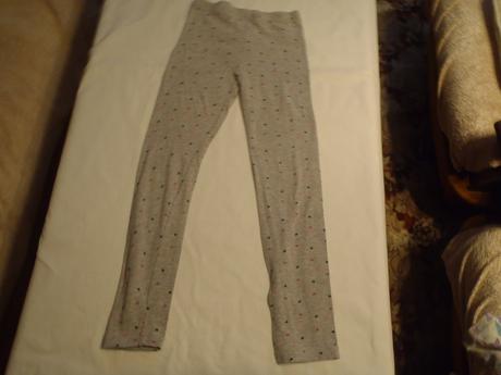 Šedé legíny so srdiečkami, kids,134