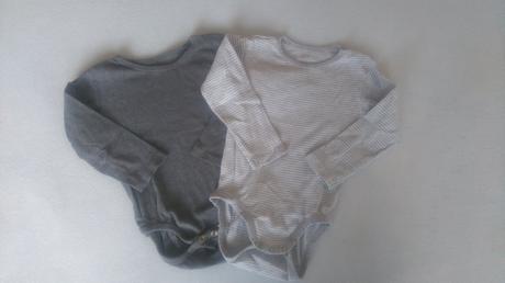 Chlapčenské body s dlhým rukávom 4 ks, 80