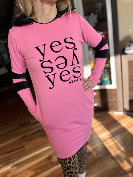 Zimné šaty pink s, s