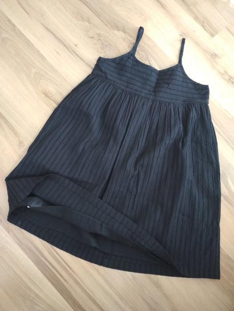 Tmavomodrá šatová suknička, mango,116