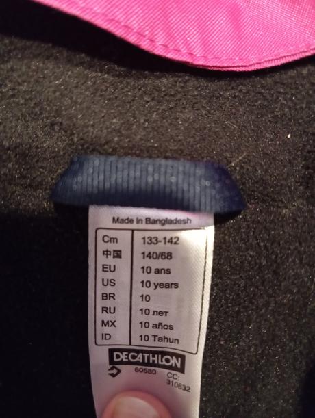 Zimný overal, decathlon,140