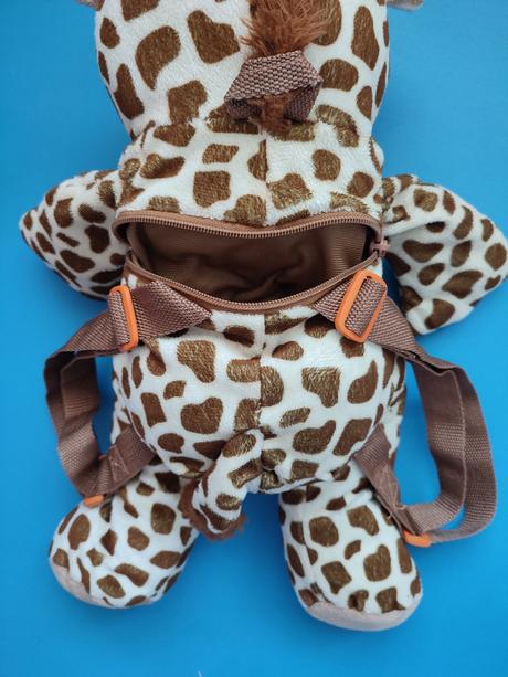 Plyšový batoh žirafa, 