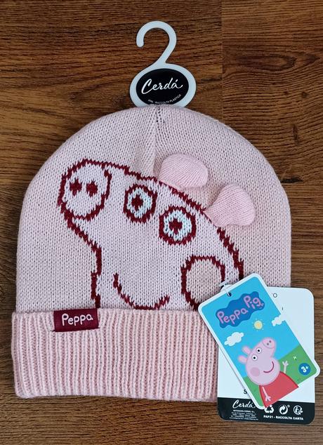Dievčenská čiapka peppa pig - nová s visačkou, disney,104 / 110 / 116 / 122 / 128
