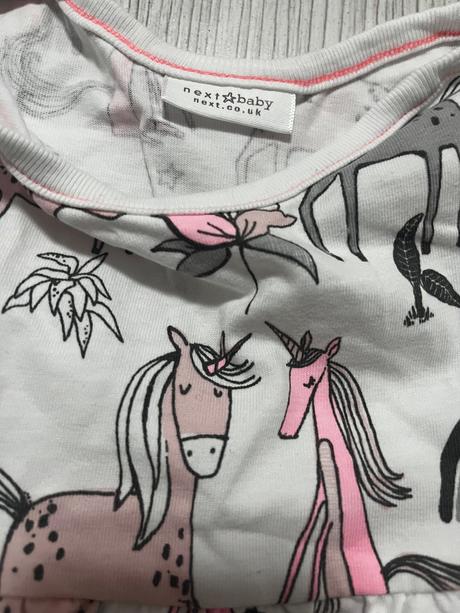 Letne šaty s jednorožcami, next,74