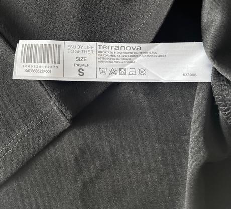 Terranova čierne šaty vel.s, terranova,s