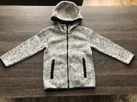 Mikina na zips, s kapucňou, výborný stav, 104