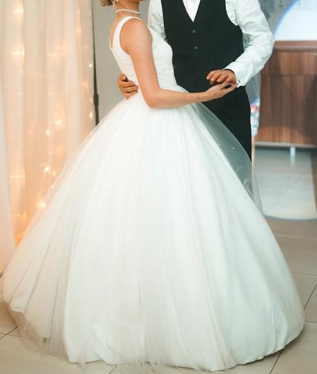 Svadobné šaty na výšku 173cm, s