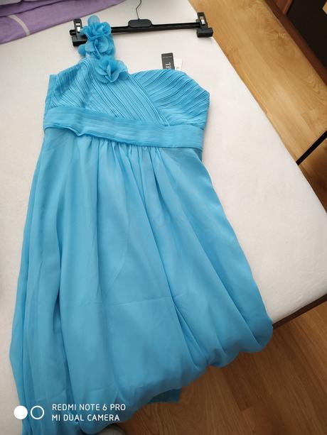 Šatičky nebeská modrá, xs