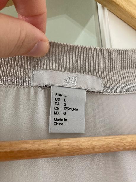 Ľahký kardigán, h&m,l