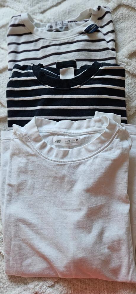 3 trička, zara,152