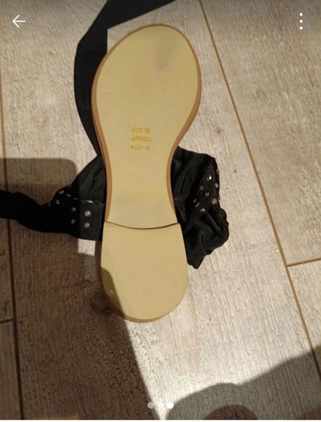 Čierne sandále, 38