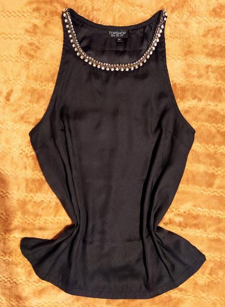 Cierny top, topshop,36