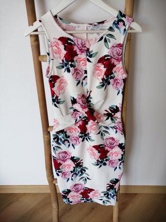 Dámske kvetinové letné šaty, s