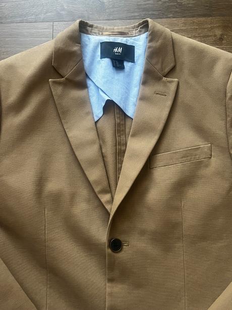 Pánske slim sako, h&m,48