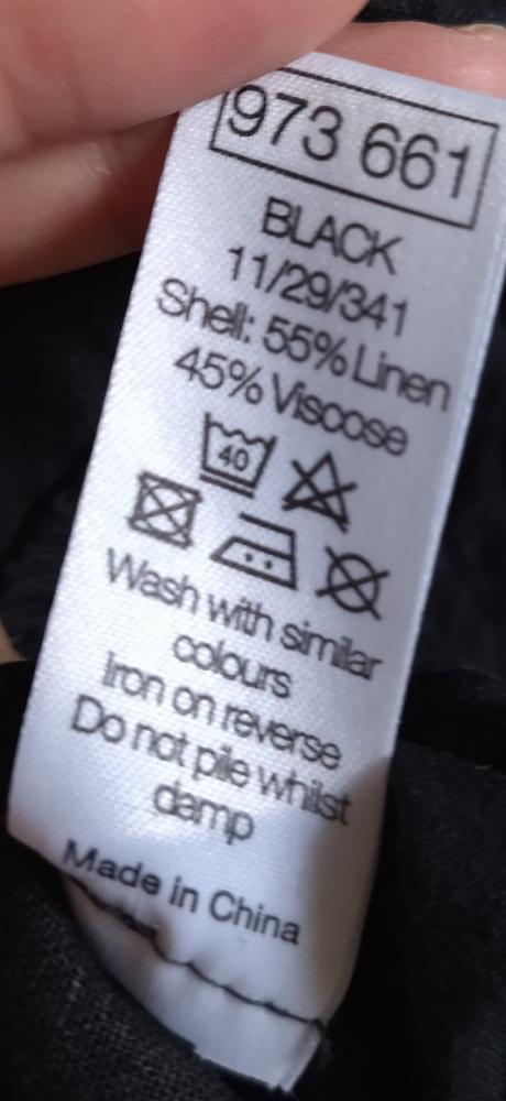 Ľanové nohavice, m&co,xl