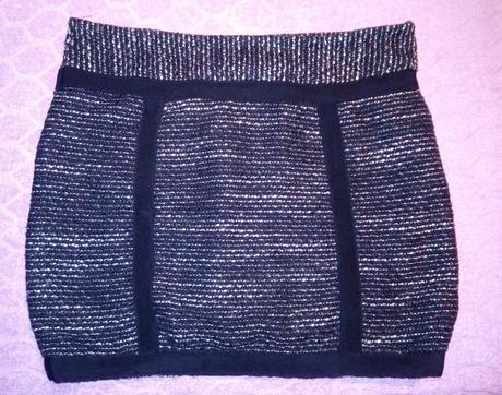 Šedo-čierna sukňa, yessica,40