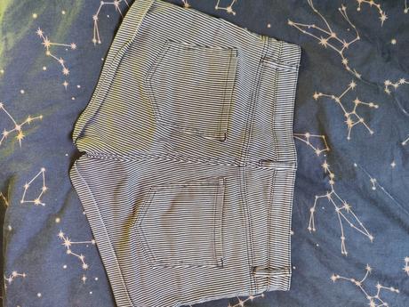 Pásikavé kraťasy, h&m,m