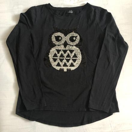 Bavlnené tričko so sovičkou, takko,158