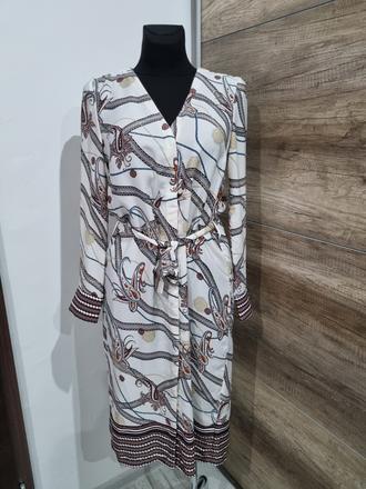 Košeľove šaty s opaskom, h&m,s