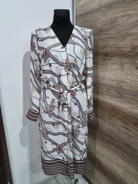 Košeľove šaty s opaskom, h&m,s