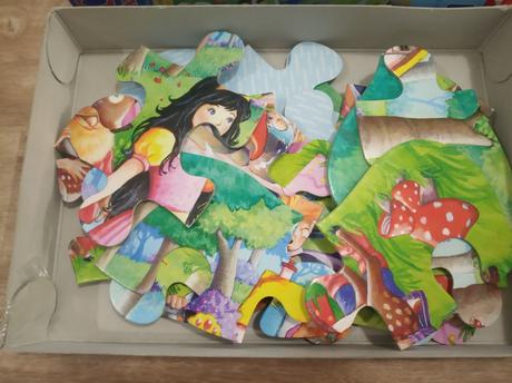 Puzzle snehulienka,