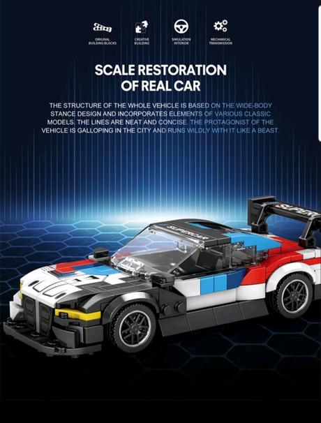 Stavebnica super car,