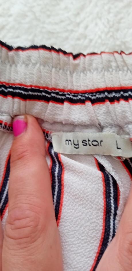 Dámske široké trojstvrtove nohavice, l