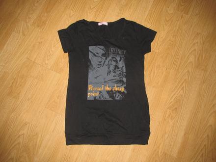 Predĺžené tričko s vreckami v. s/m, s