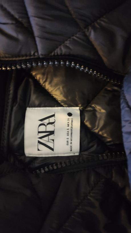 Čierna bunda, zara,xs