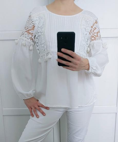 Krásna boho blúzka z viskózy v. 34, reserved,34