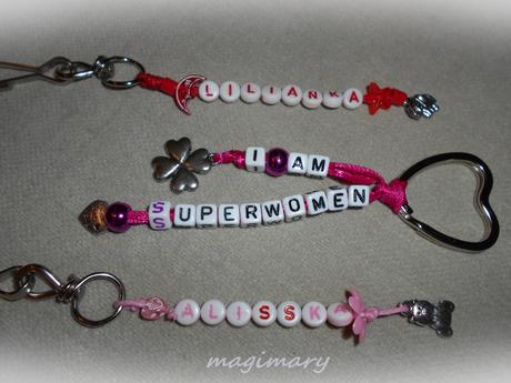 Rôzne prívesky na mobil, kľúče, tašky, zipsy atd., 