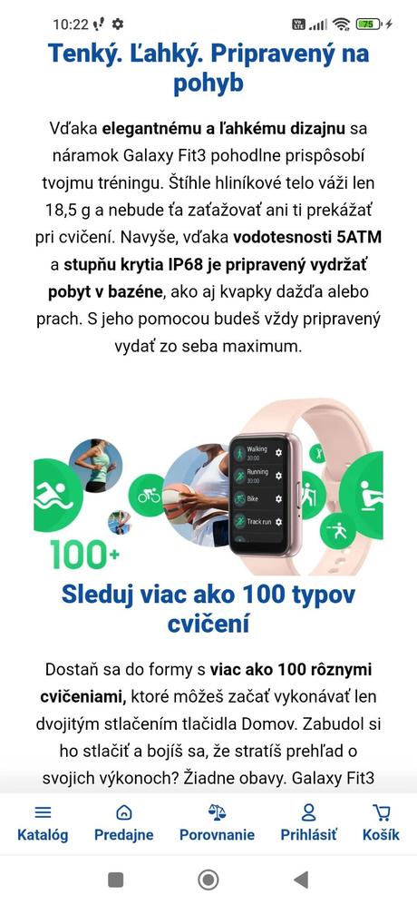 Hodinky samsung galaxy fit 3+nový remienok, samsung