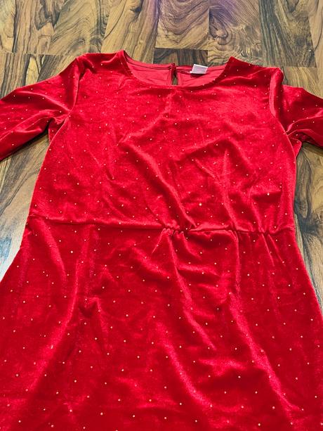 Velúrové šaty lindex 158/164, lindex,158