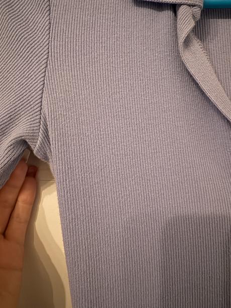 Modré svetrové šaty zara, zara,s