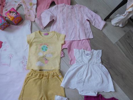 Balík oblečenia pre dievčatko 50/80 0/18 mesiac,