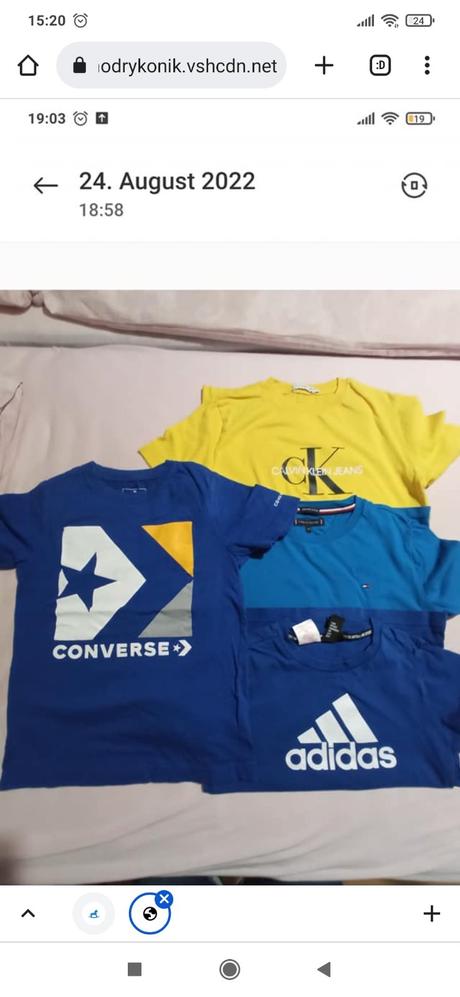 Tričko, calvin klein,140