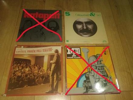 Predám rôzne platne, 