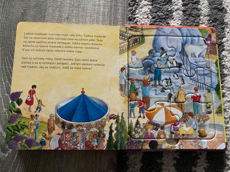 Knižka s puzzle v zoo,