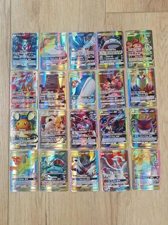 Dúhové pokémon karty,