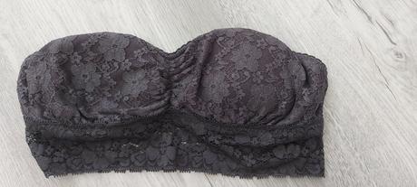 Podprsenka čipkovaná,trblietavá, ... bez ramienok, secret possessions,xs