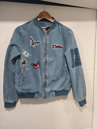 Riflova bunda, denim,s